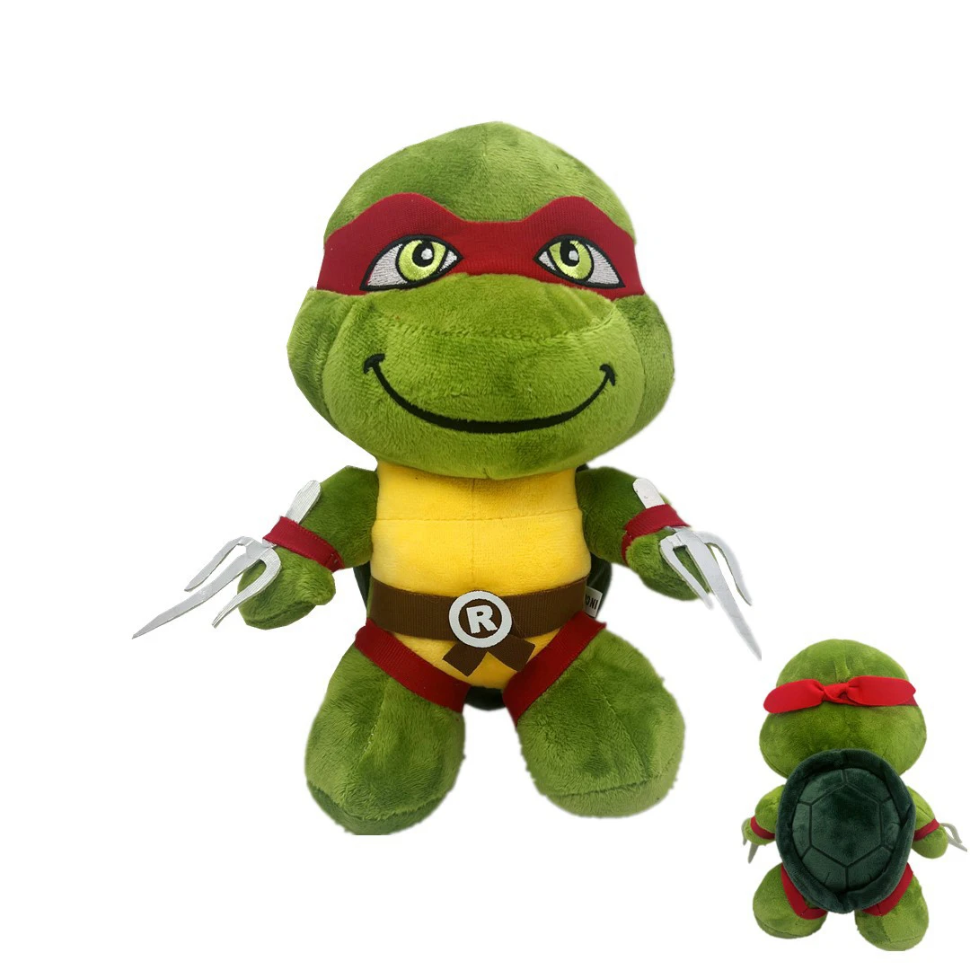 25cm TMNT Plush Toy Teenage Mutant Ninja Turtles Plush Toy Cute Anime Creative Doll Presents for Girl and Boy Gifts Kawaii