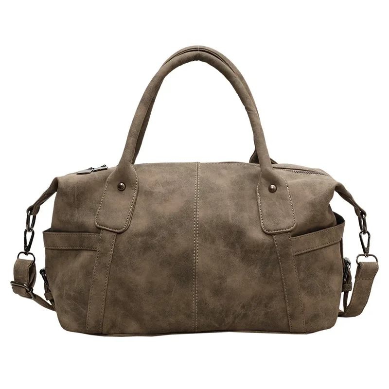 Retro Design PU Skórzane torby na ramię dla kobiet 2025 NOWOŚĆ Koreańska moda Duża torba pod pachę Kobiece torby crossbody Torebki bolso sacs — zdjęcie 7