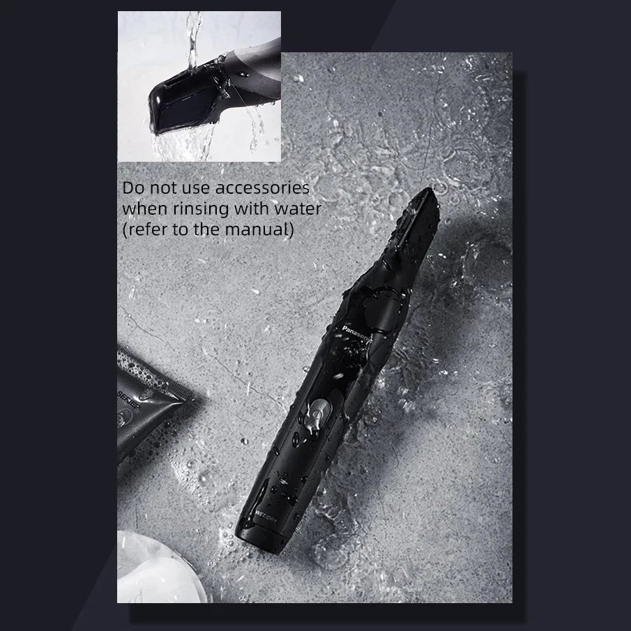 Panasonic Wet Dry Groin Body Trimmer For Men Face Beard Hair Trimmer Clipper Pubic Ball Electric Shaver Body Groomer