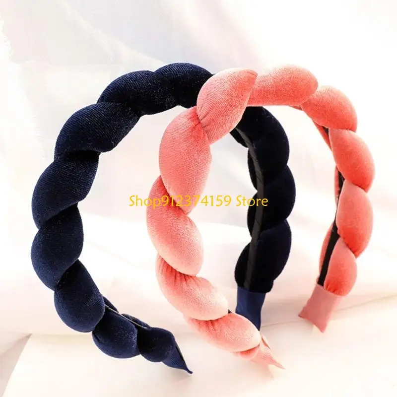 

G5ae Braid Make Oup Makeup Spa Spa Губка Губка Hepge velvetheadband