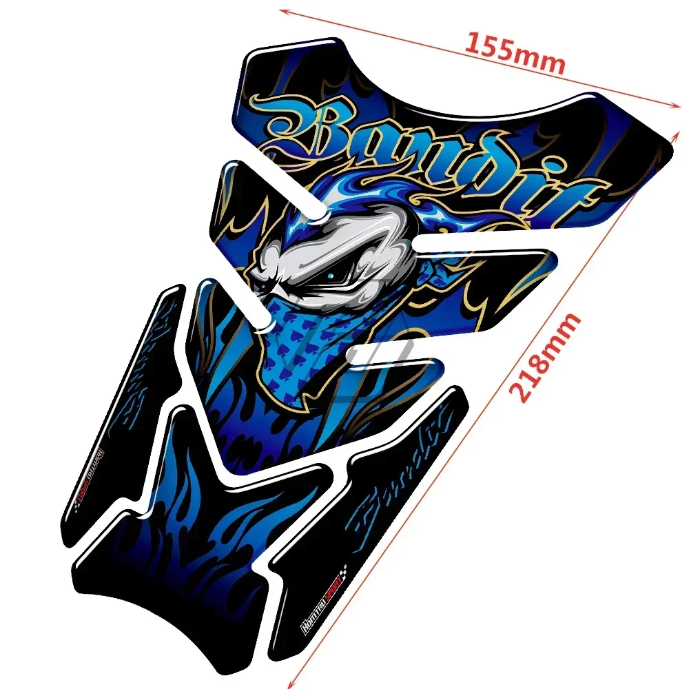 

Applicable to For Suzuki Bandit 3D Motorcycle Tank Pad Gel Protector Sticker 3D Resin