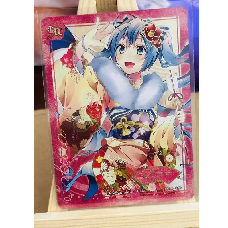 Kayou LR Card 1~7 Series Hatsune Miku Meiko Christmas Birthday Gift Game Toys Rare Limited Edition Collection Card