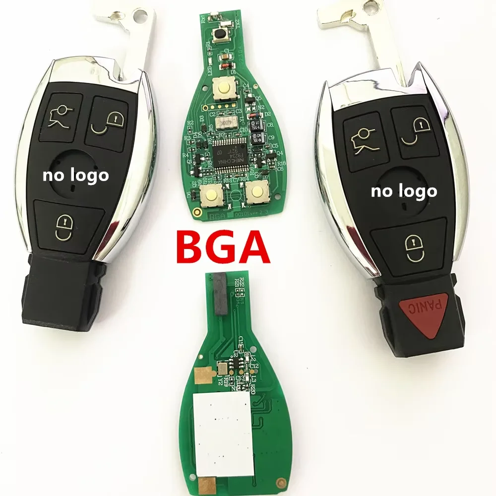 1pcs 3/4 Buttons Smart Car Key 433MHz Fsk For 2000 - 2010 2000+ Mercedes Benz A C E S Class Sprinter Viano Vito BGA Chip