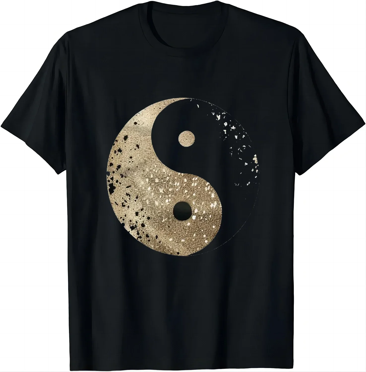 Chinese Yin- Bagua Tai Chi yang Clothing Tops T Shirts for Men Camisetas Symbol Tao Taijitu Yoga Peace Love T-Shirt TEE
