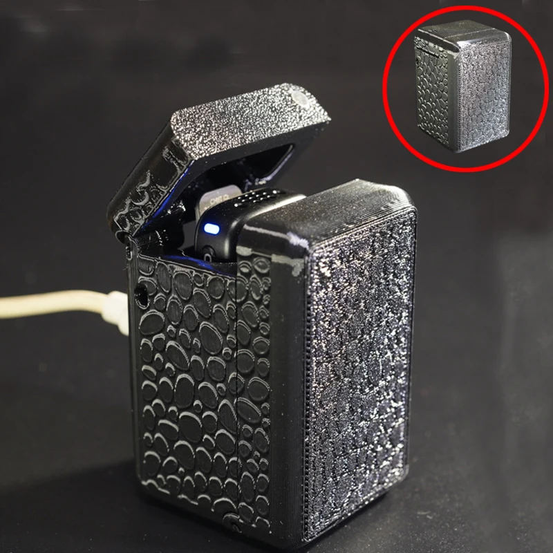 1PCS For DJI Mic Mini Mobile Edition 1Tx1Rx Microphone Charging Case Portable Outdoor Storage Box 3D Printed Organizer Accessory