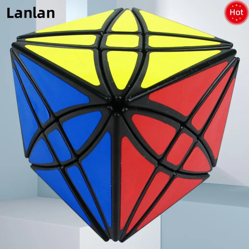 Lanlan Rex Cubo mágico Lanlan forma extraña Cubo de velocidad rompecabezas juguete niños regalo Cubo mágico rompecabezas