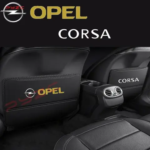 Opel OPC CORSA Mokka Vectra Insignia Astra Corsa Zafira 인테리어 액세서리 용 2PCS 가죽 카시트 백 안티 킥 쿠션