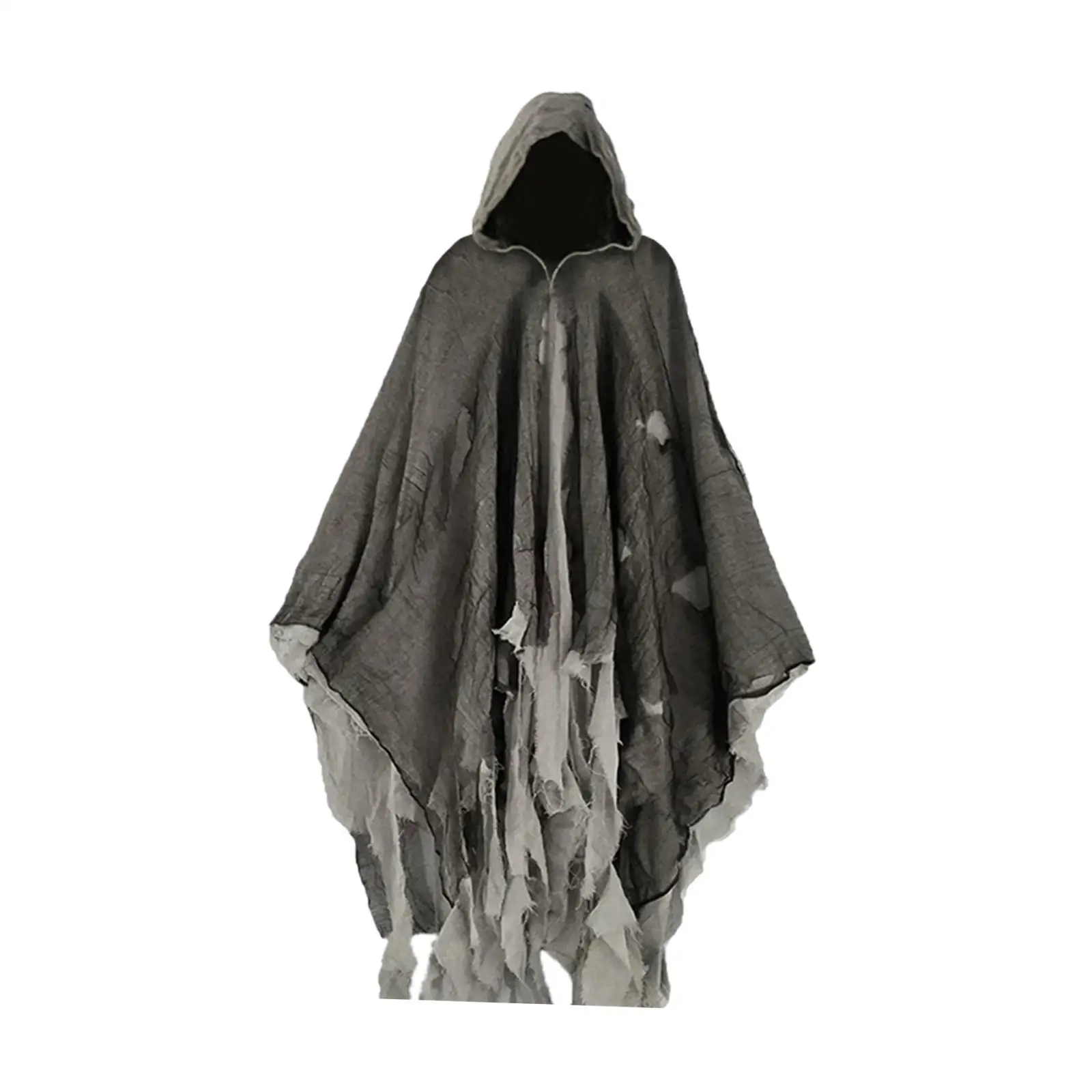

Costume Haunted Hooded Capes Hooded Cap Props for Party Favor Carnival grey