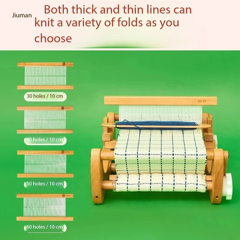 

Простая маленькая ткацкая машина для ручного плетения ZZ201 Настольная ткацкая машина Мини-разделенная машина для взрослых