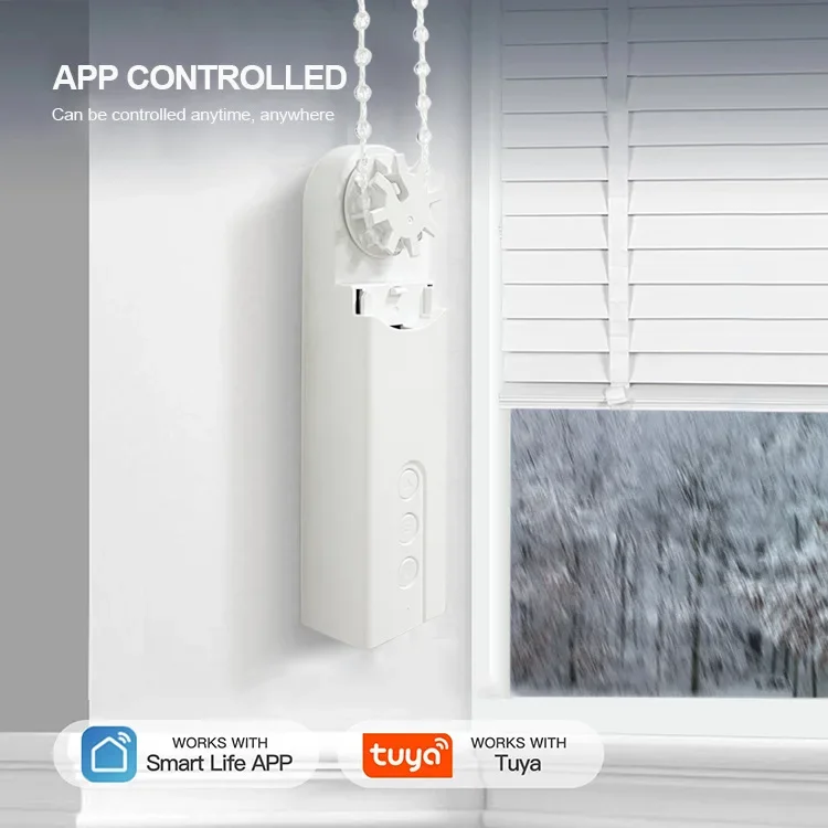 

Умный мотор для штор ZigBee с дистанционным управлением через приложение, автоматический электрический привод для штор с Wi-Fi