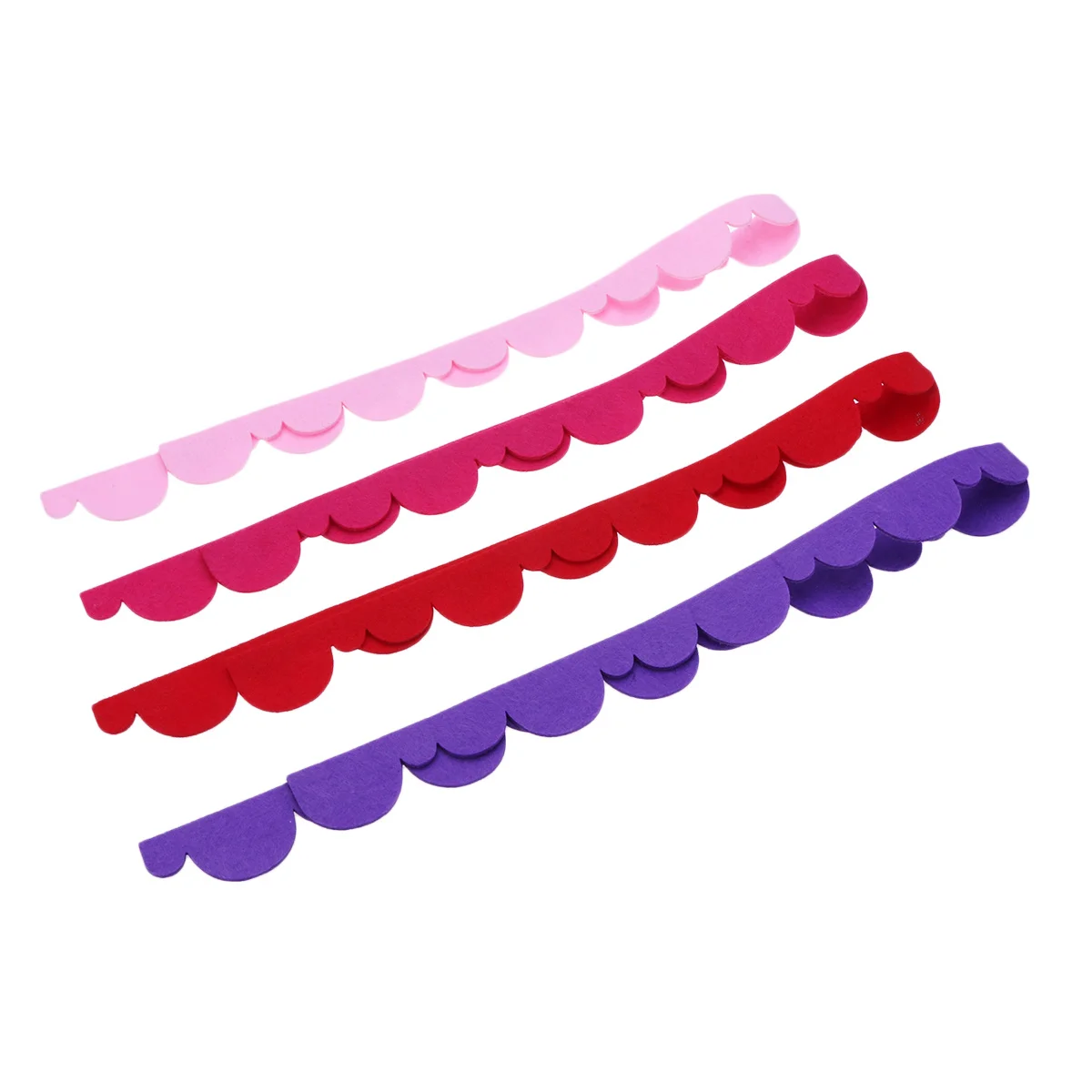 

4Pcs Wave Lace Blackboard Border Strips Fashion Unique Design Corner Decoration Kindergarten Poster Floral Trim
