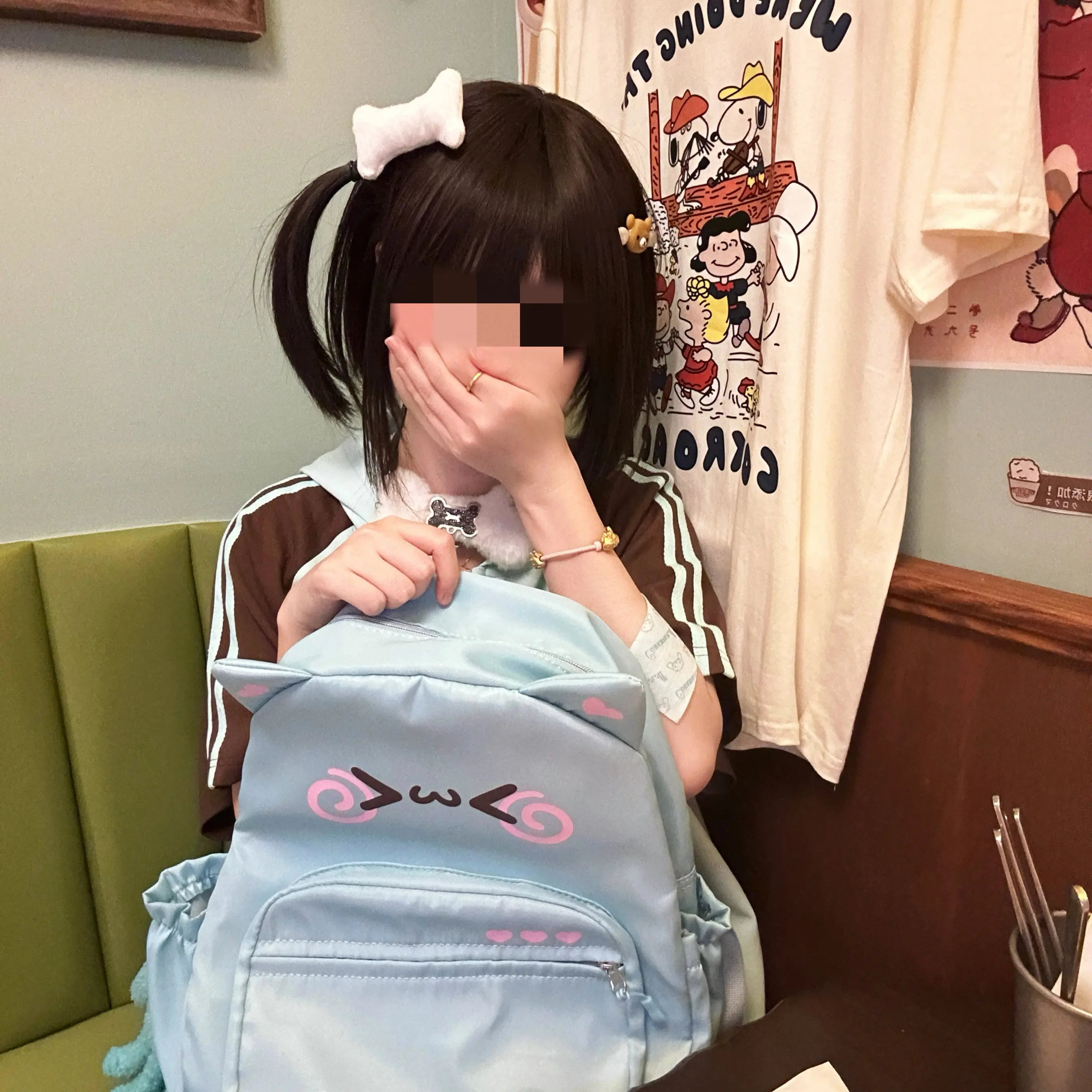 Backpack Kids Japanese Cute Canvas Bags Versatile Girl Backpacks Sweet and Cute Summer Autumn Student School Bag