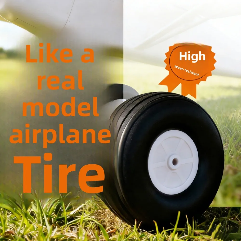 Black Kids Plane Toy Parts Rubber 0.75