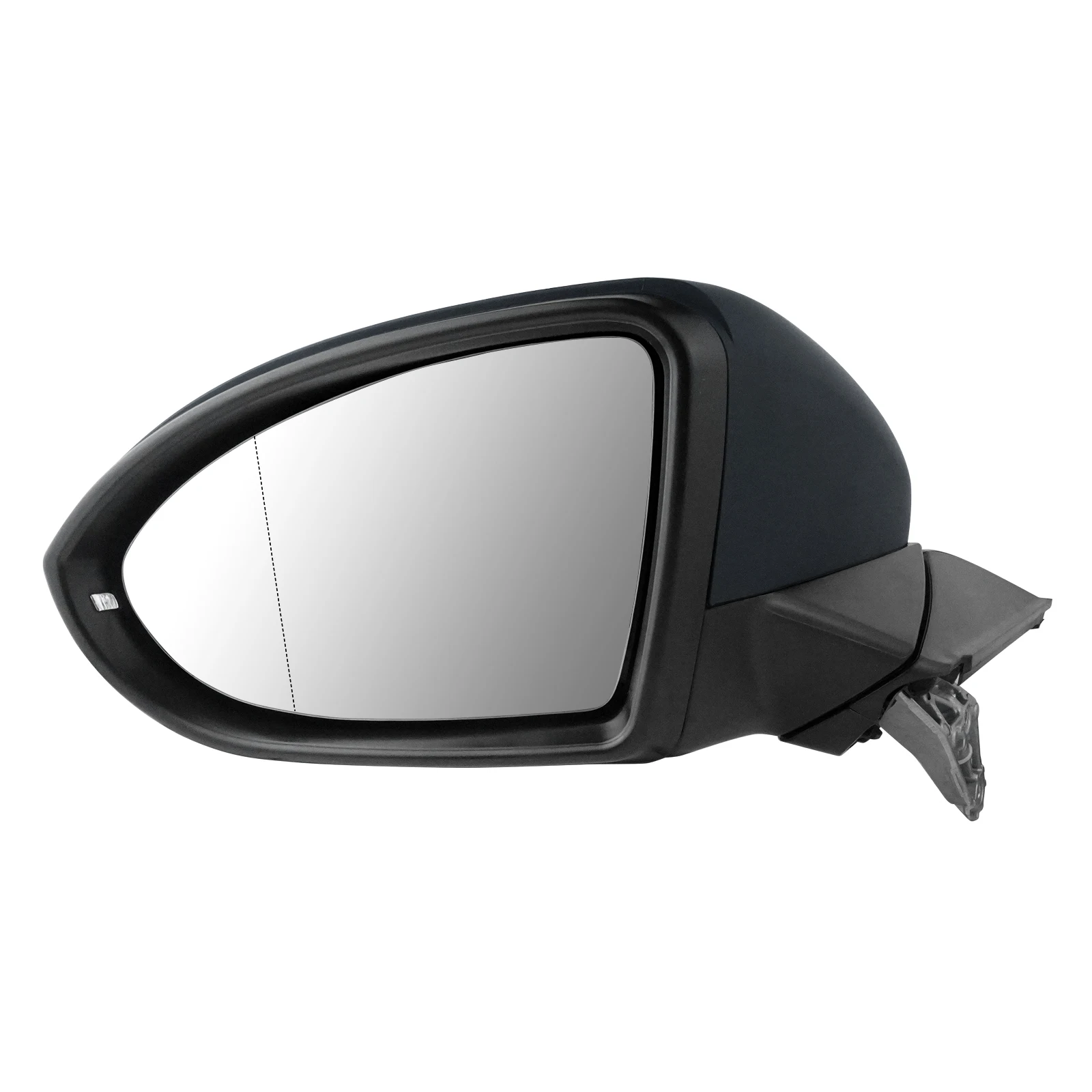 ANGRONG For VW Golf MK7 2012-2020 Left Primed Electric Wing Door Mirror Indicator Heated