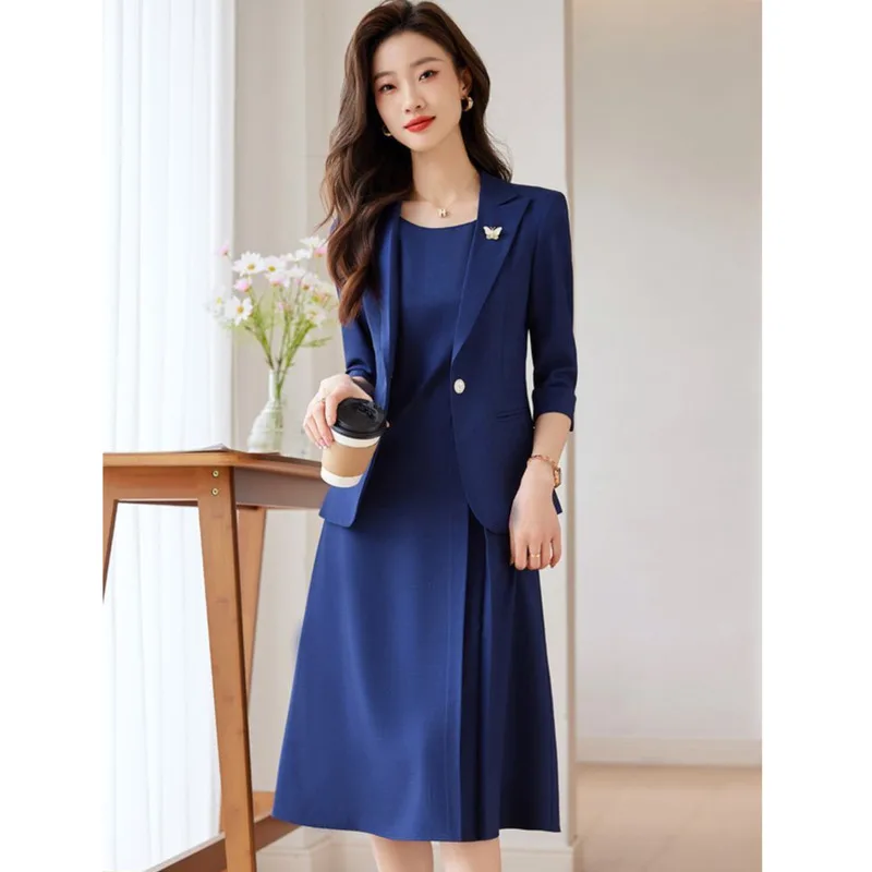 High Quality Small Suit Jacket For Women\'s Spring And Summer New Professional Attire Temperament Goddess Style Dress Elegant