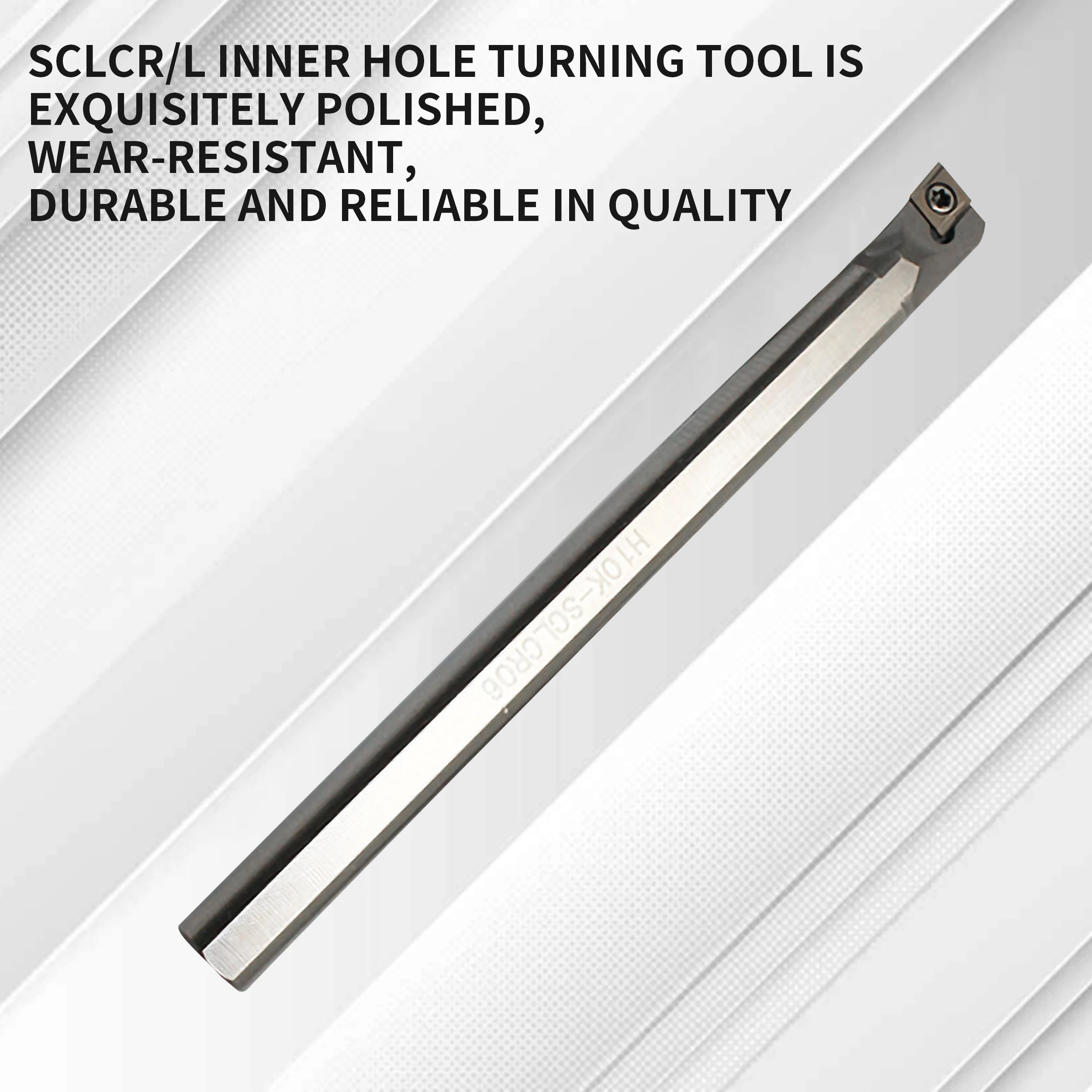 H07K-SCLCR06 H16Q-SCLCR09 H25S-SCLCR09 Internal turning tool holder Carbide insert CCMT060204 Lathe tool set