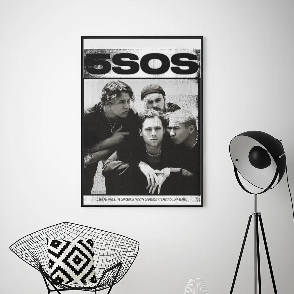 Band 5 S-Seconds of S-Summer  Poster Prints Wall Pictures Living Room Home Decoration Small