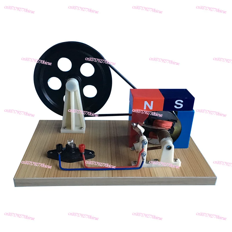 

Hand-cranked AC and DC Generator Light Bulb J2417 Physical Electrical Teaching Popular Science Equipment