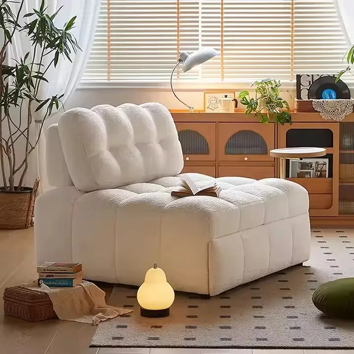 Multifunctional Dual-use Sofa Cum Bed Retractable Folding Single Sofa Bed Lounge Chair for Living Room Bedroom  Furniture