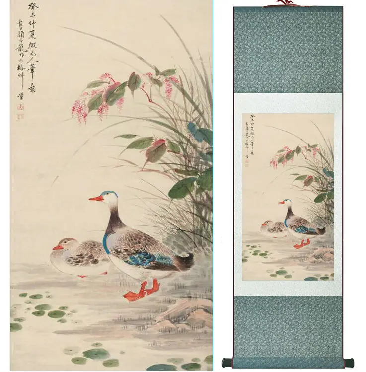 Duck painting home  office decoration painting living room  painting No.033029