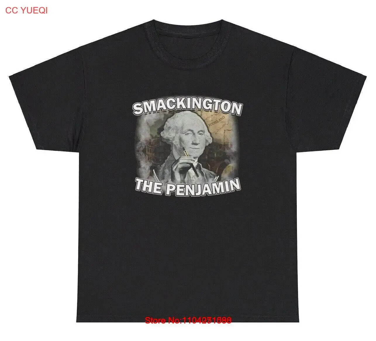 Smackington The Penjamin T Shirt Funny Pen 420 Ben Franklin Ironic Humor Tee