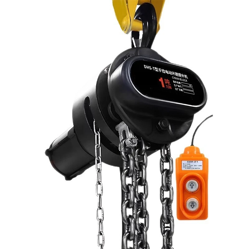 Single and double chain hand pull electric integrated inverted chain hoist
