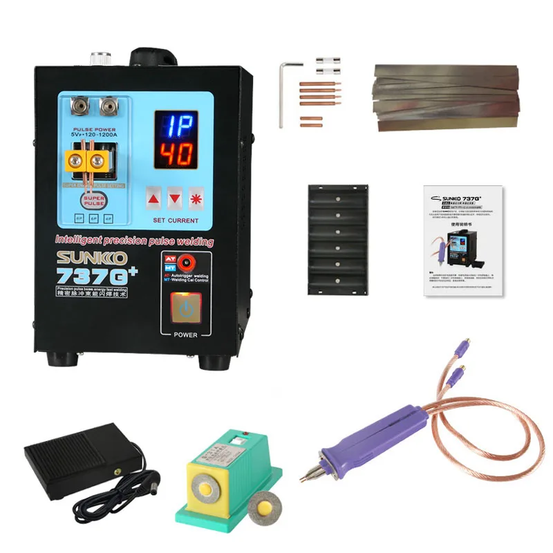 KNOKOO 737G+ DIY Portable Mini Battery Automatic Spot Welder 18650 Spot Welding Machine