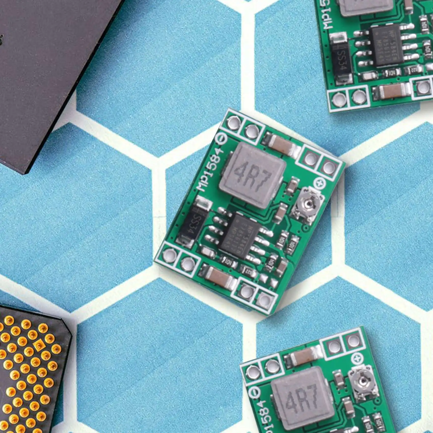 20 Pcs Mini MP1584EN DC-DC Buck Converter Adjustable Power Supply Module 24V To 12V 9V 5V 3V Reduced Voltage Regulator