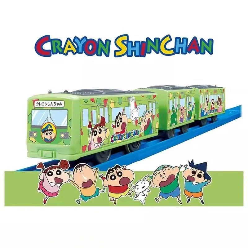 

Takara Tomy Tomica Rail Motor Train Railway Crayon Shin-chan Anime Shinkansen Vehicles Models Birthday Gift Collection Ornament
