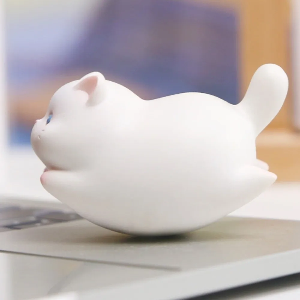 

Creative Shake Cat Swinging Doll Cartoon Chubby Cat Resin Ornament Lovely Kawaii Cat Car Decorations Gifts