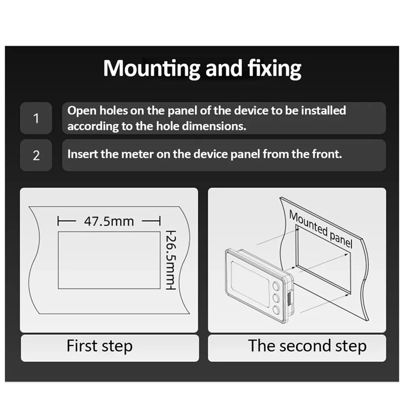 TC147 0 ~ 75A Высокоточный счетчик кулонов Счетчик кулонов Литиевая батарея Измеритель мощности