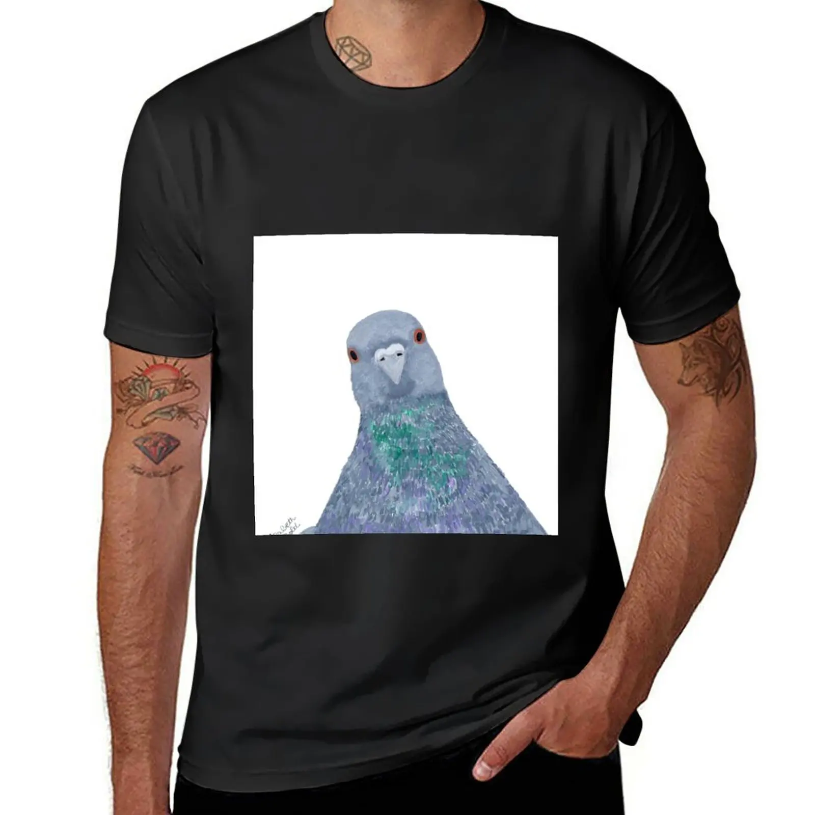 New Pigeon Wild Rock Dove Bird T-Shirt graphic t shirt t-shirts man boys animal print shirt t shirt men