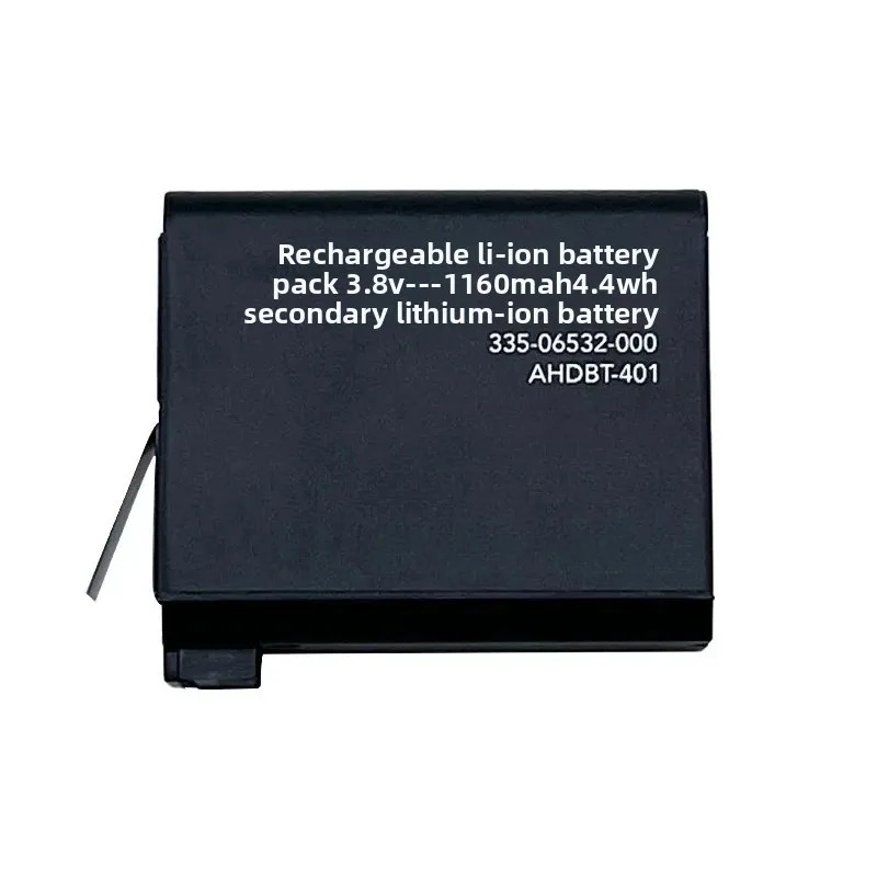 For GoPro 3.8V 1160mAh AHDBT-401 Camera Batteries for GoPro HERO 4th Generation Brand New Upgrade Black Rechargeable Battery
