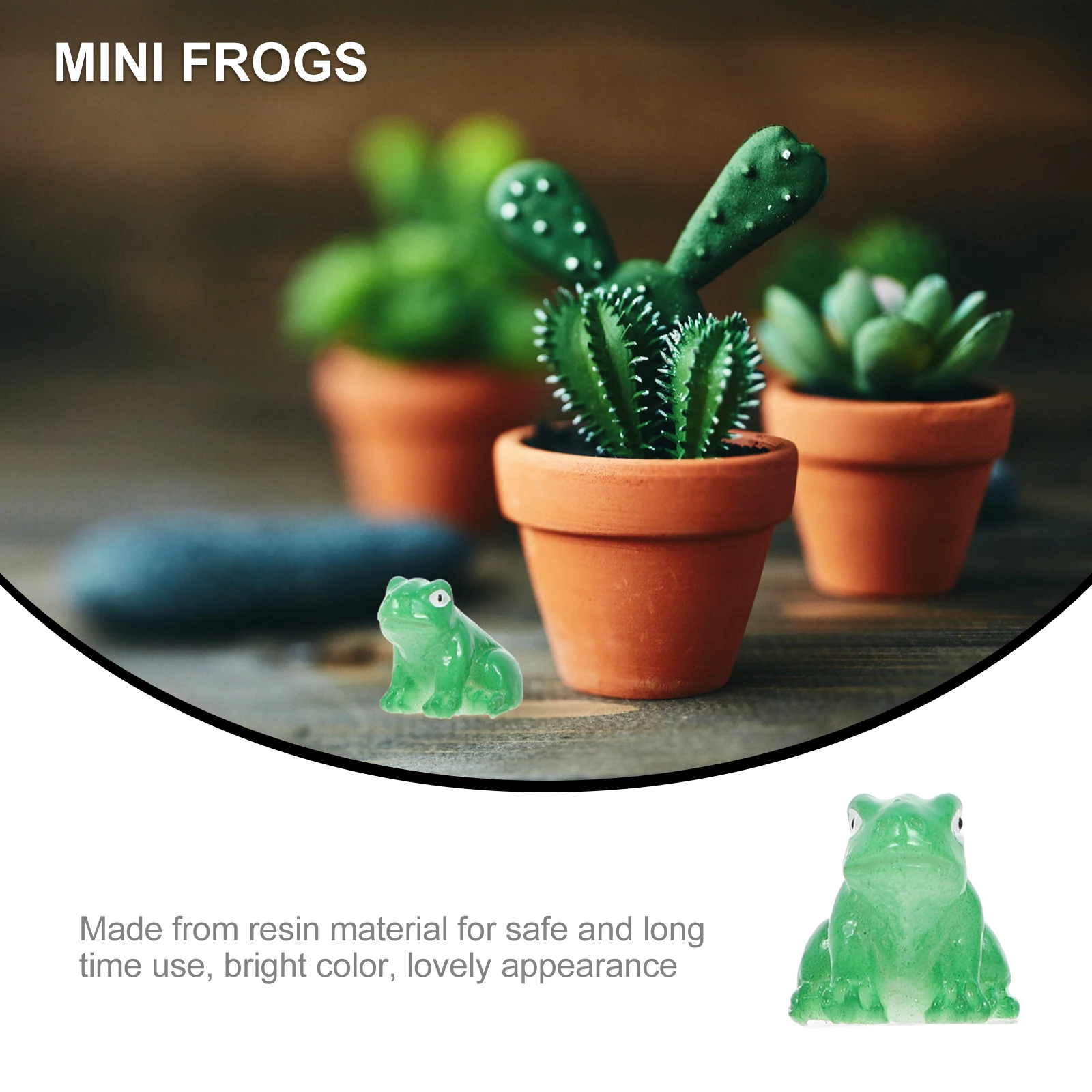 

15pcs Resin Frog Ornament Mini Frogs Artificial Landscape s Aquarium Reptile Tank Decor Simulation Statue Fish Pond