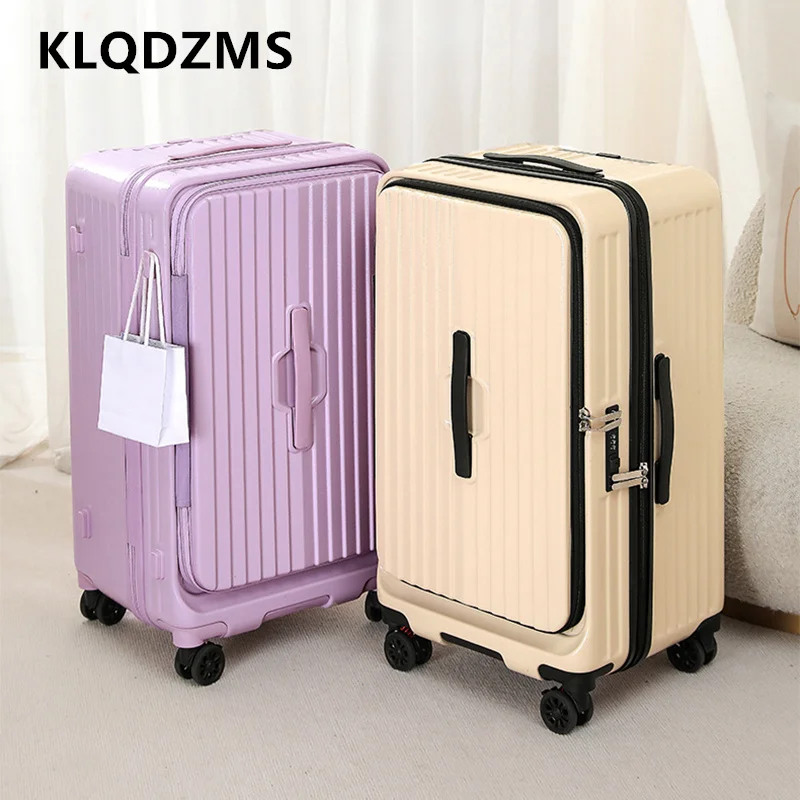 KLQDZMS Carry-on Travel Luggage Side Opening Boarding Case 20