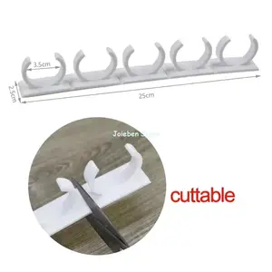 2 PCs/Set White Kitchen Lager Rack Staffel Rack einfaches Flaschenclip vier fünf Loch 12 Hauptverkaufsinhaber mit Unterstützung - №1