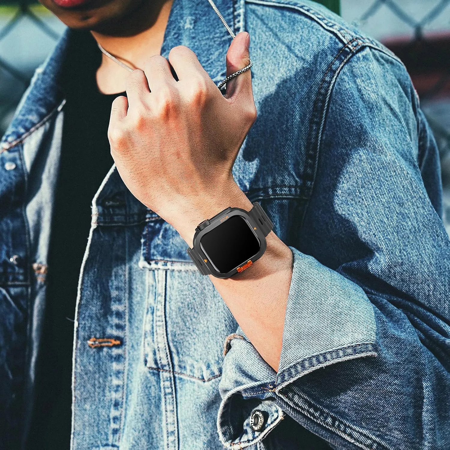 The Protective Case Is Suitable for the Metal Cases of Apple Watch Ultra 3/2/1 (49mm), Series 11/10 (46mm), 6/5/4 (44mm). image 6