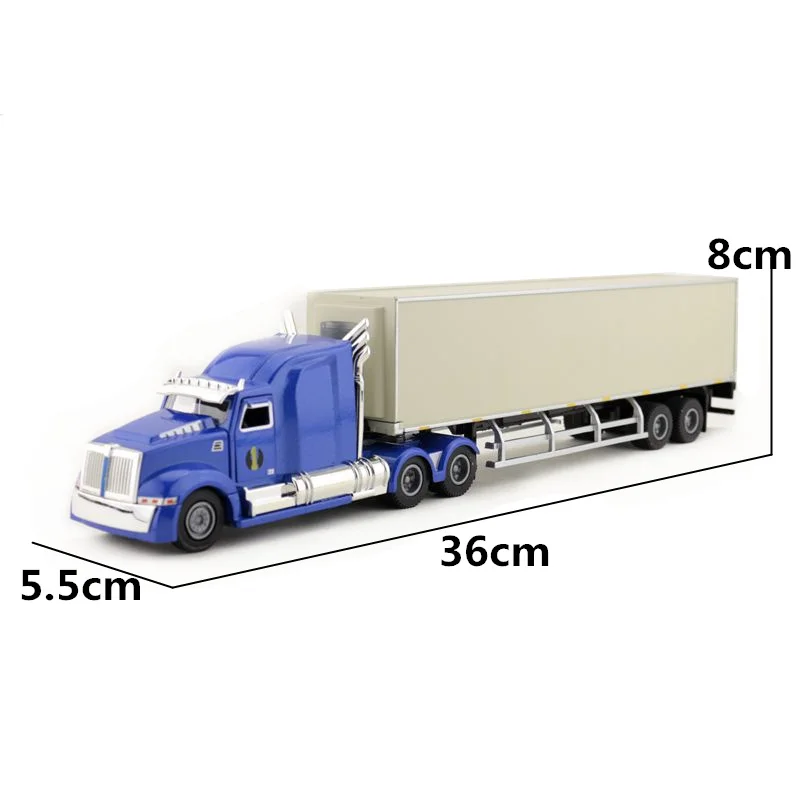 1:50 Scale Diecast Alloy Toy Vehicle Model Kenworth Container Transport Truck Engineering Car Educational Collection Gift Kid