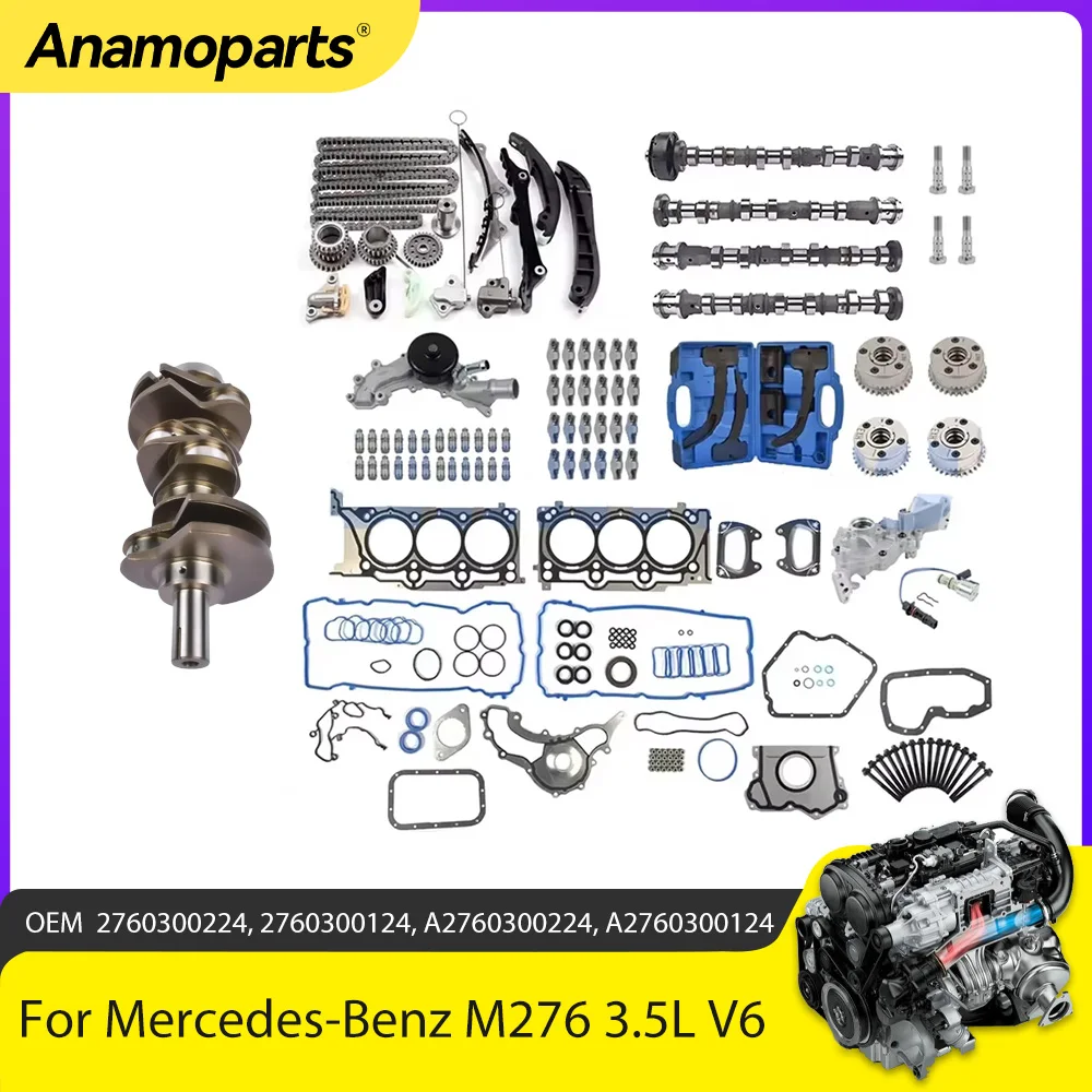 Engine Parts Rebuild Camshaft Kit Timing chain VVT kit Full Gasket set For 3.6 Chrysler Dodge Jeep Ram 3.6L 11-20 ERB Pentastar