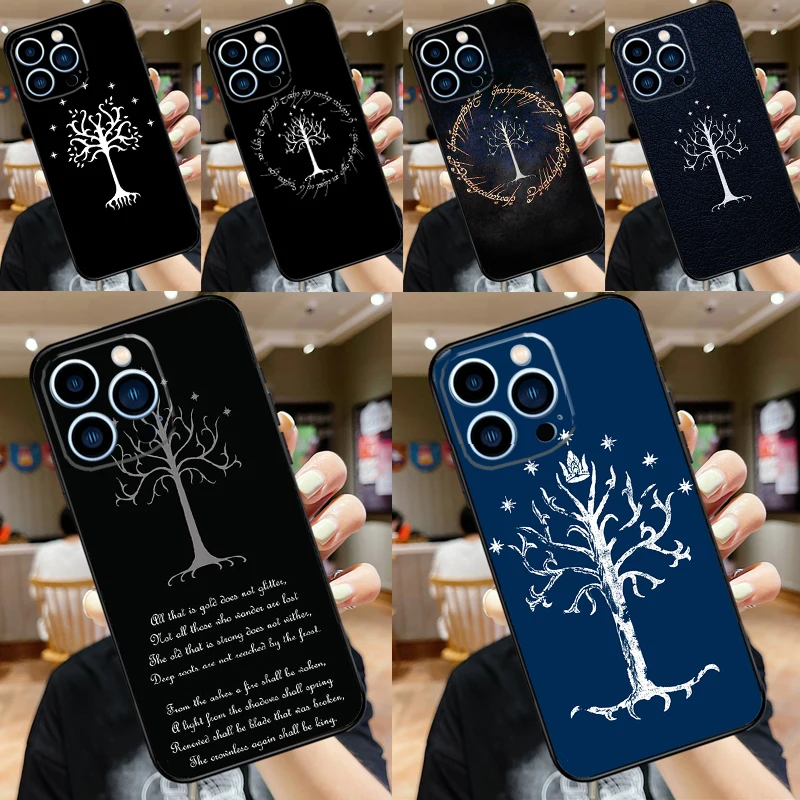 Tree Of Gondor Lotrs Case For iPhone 16 15 14 13 12 11 Pro Max Mini 7 8 Plus X XS Max XR Full Protect Cover