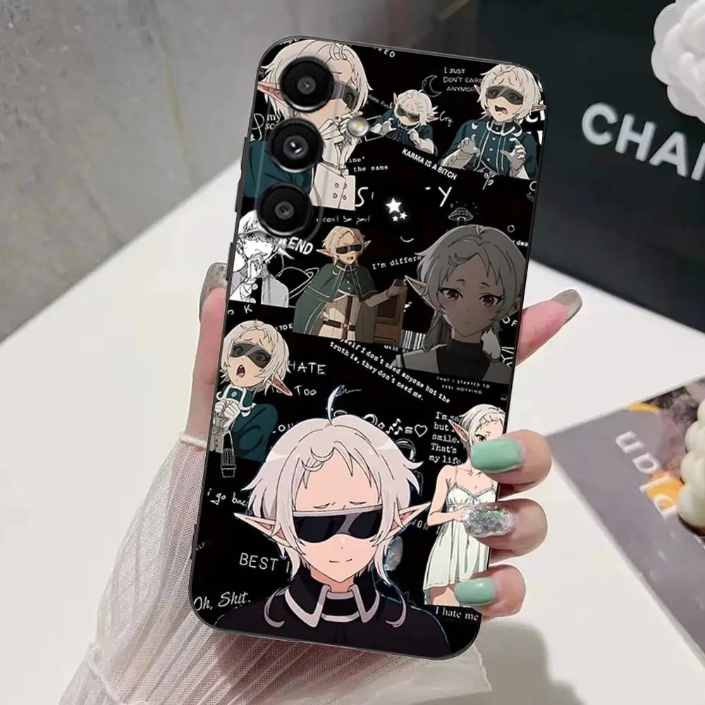 حافظة هاتف Mushoku Tensei التناسخ العاطلين عن العمل لهاتف سامسونج S 25,24,23,22,30,21,10,9,Ultra,Plus,Lite,FE,4,5G حافظة ناعمة سوداء