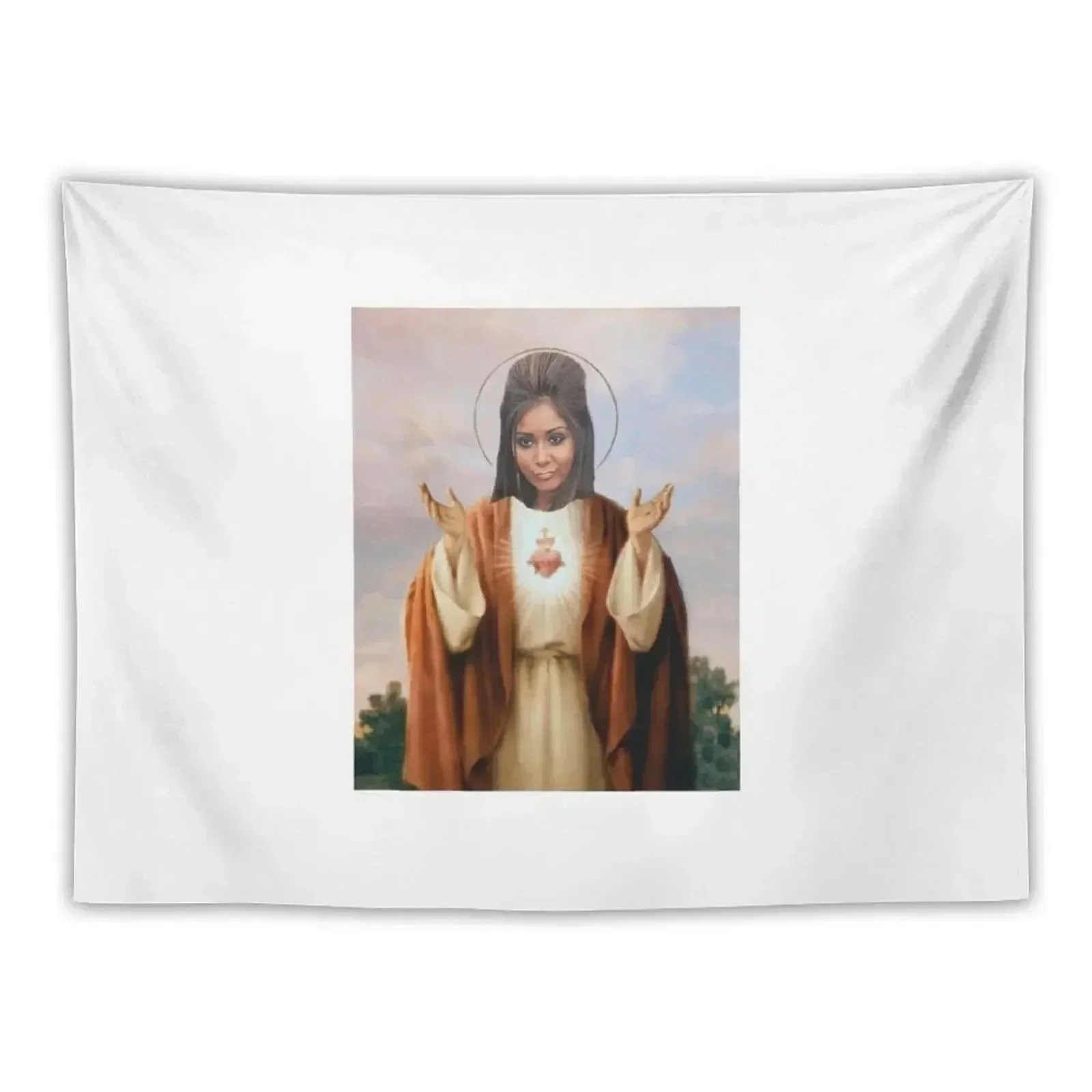 

snooki supremacy - snooki as jesus Tapestry Room Decorations House Decoration Hanging Wall Decoration For Bedroom Tapestry