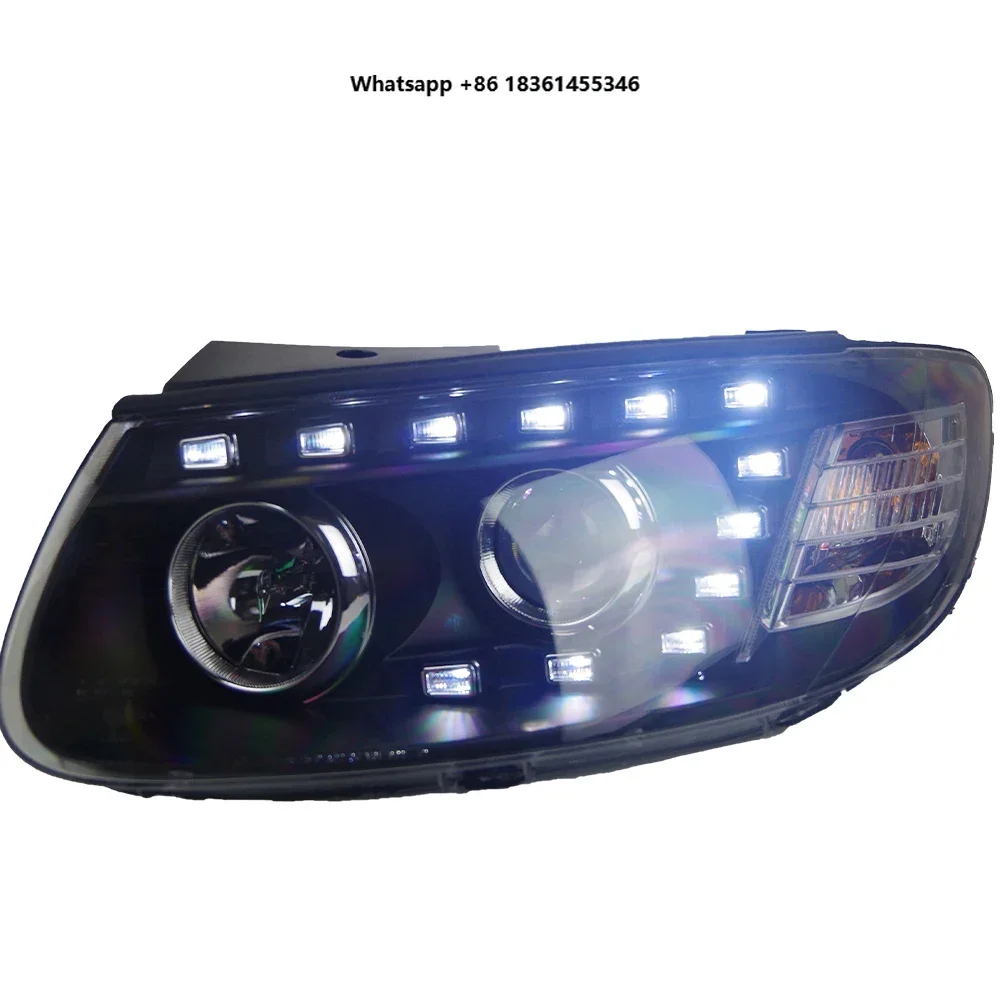 

For Santa FE Ix45 2006-2013 LED Auto Headlights Assembly Upgrade High Quality Projector Lens Accessories Car Front Lamps
