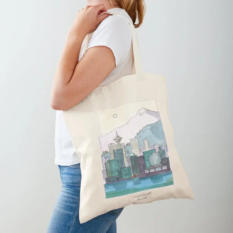 

Vancouver City Tote Bag Women's shopping bag reusable shopping bags shopping bag hand