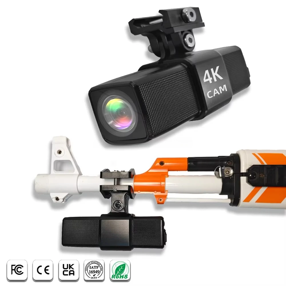 

Firefly Q8 Shotcam 4K WiFi BT Waterproof Hunting Camera With Red Dot Crosshair For Hunting Scope Shooting Video Recording