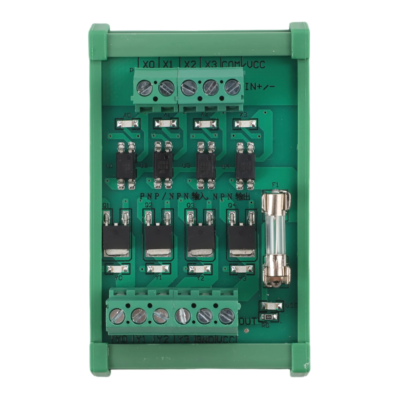 4 Channel PLC DC Amplify Board with NPN and PNP Input Types for Industrial Control Modules Supporting 12 24VDC Voltage Systems
