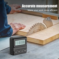 4*90° Angle Digital Protractor Goniometer With Magnetic Base Electronic Inclinometer Accurate Angle Finder Gauge