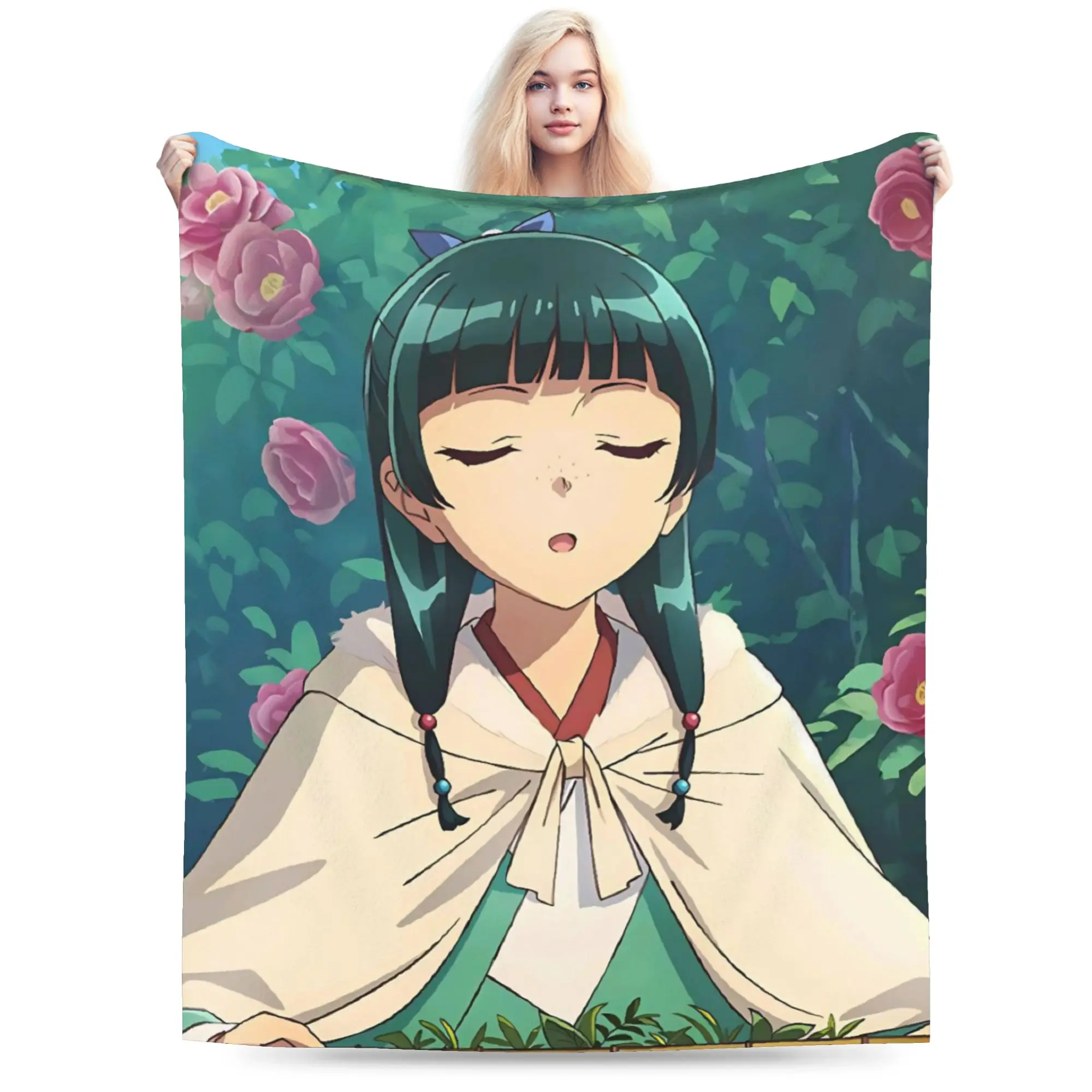 The Apothecary D-Diaries Maomao Blanket Super Soft Throw Blankets for Living Room 50x60 Inches Multi-size Throws And Blankets