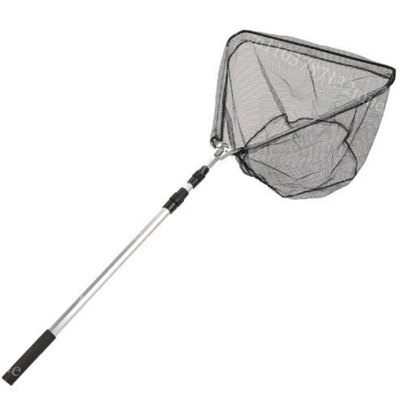 Ultra-light Aluminum Alloy Electric Automatic Telescopic Fishing Net Foldable Hand Tool