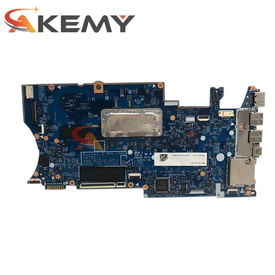 Para HP Pavilion X360 14M 14-BA placa base para ordenador portátil 18755-1 con i5-8265U CPU placa base para portátil 100% probado OK Pavillion